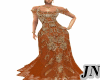 J*Orange Evenig Gown