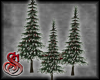 3 Snowy Pine Trees
