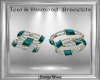 Teal & Diamonds Bracelet