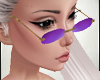 Gold Sunglasses Purple