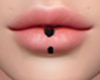 Heart Black Labret