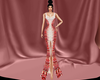 AM. Red Mermaid Gown