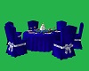 royal blue guest table