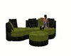 (wc) Green sofa (bc)