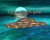 Luxury yacht gold