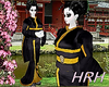HRH Black & Gold Kimono