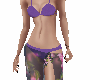lavender bikini + sarong