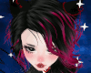A/ Black Dark Pink Hair