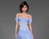 Blue Lace Gown