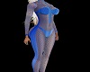 Blue FIshnet Bodysuit
