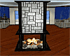 A Center Room Fireplace 