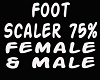 75% Foot Scaler F&M