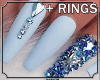 BlueDiamondNails +Rings