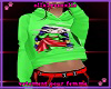 christmas elf green hood
