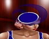 Blue Roaring 20's Hat