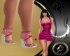 Pink Velvet Shoes/SET