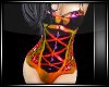 (D)Orange corset