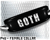 -P- Goth Collar /F