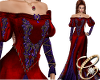 Adelaide Gown Red Purp