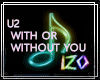 U2 WITH OR WITHOUT U2