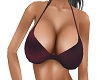Burgundy Bikini Top