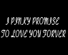 Pinky Promise Sign