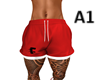 FearGod Shorts Tats Red