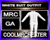 WHITE SUIT OUTFIT