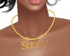 necklace suney dorado