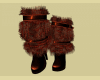 TY Cristmas Brown Boots