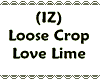 (IZ) Crop Love Lime