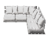 Large White Sectional