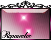 *R* Pink Sparkle Sticker