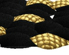 Gold Black Pillows