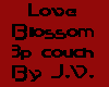 Love blossom 3p couch