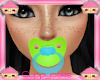 *C* Lime Green Blue Paci