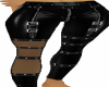 black strapped pants