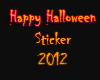 Halloween Sticker 2012