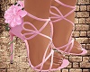 Pink Flowers Heels