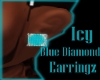 IcyBlue diamond earringz