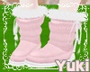 *Y* Fur Boots Pink