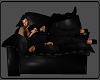 Black Leather Sofa L