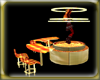 Gold Fire Gogo Table