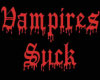 Black Vampires Suck Tee