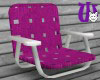 Low Lawn Chair pink