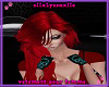 glitter skull cyan glove