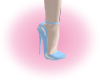 *K* Blue White Heels
