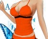 sexy hot orang outfit