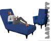 blue threapy chairs