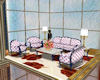 Roses Couch Set